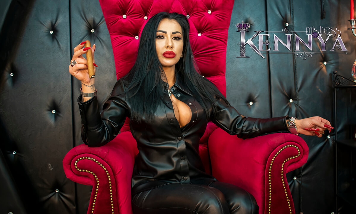 Mistress Kennya - SPH Verbal Humiliation Power Exchange Cigar Smoking Cuckolding - VRVids