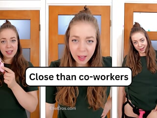 Co-Worker Pegs You At The Office POV